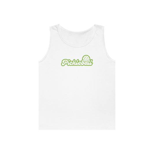 Women's Soft Pickleball Tank Top - Pickleball Flashy White