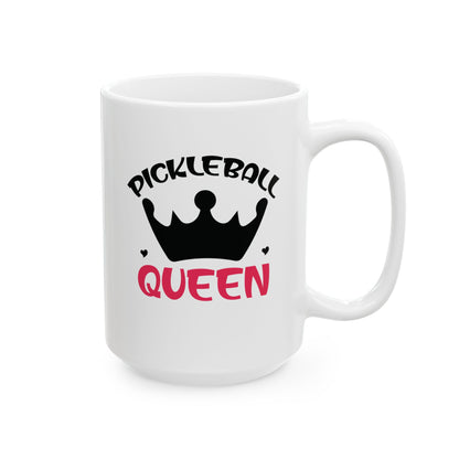 Pickleball Durable Mug - Pickleball Queen White