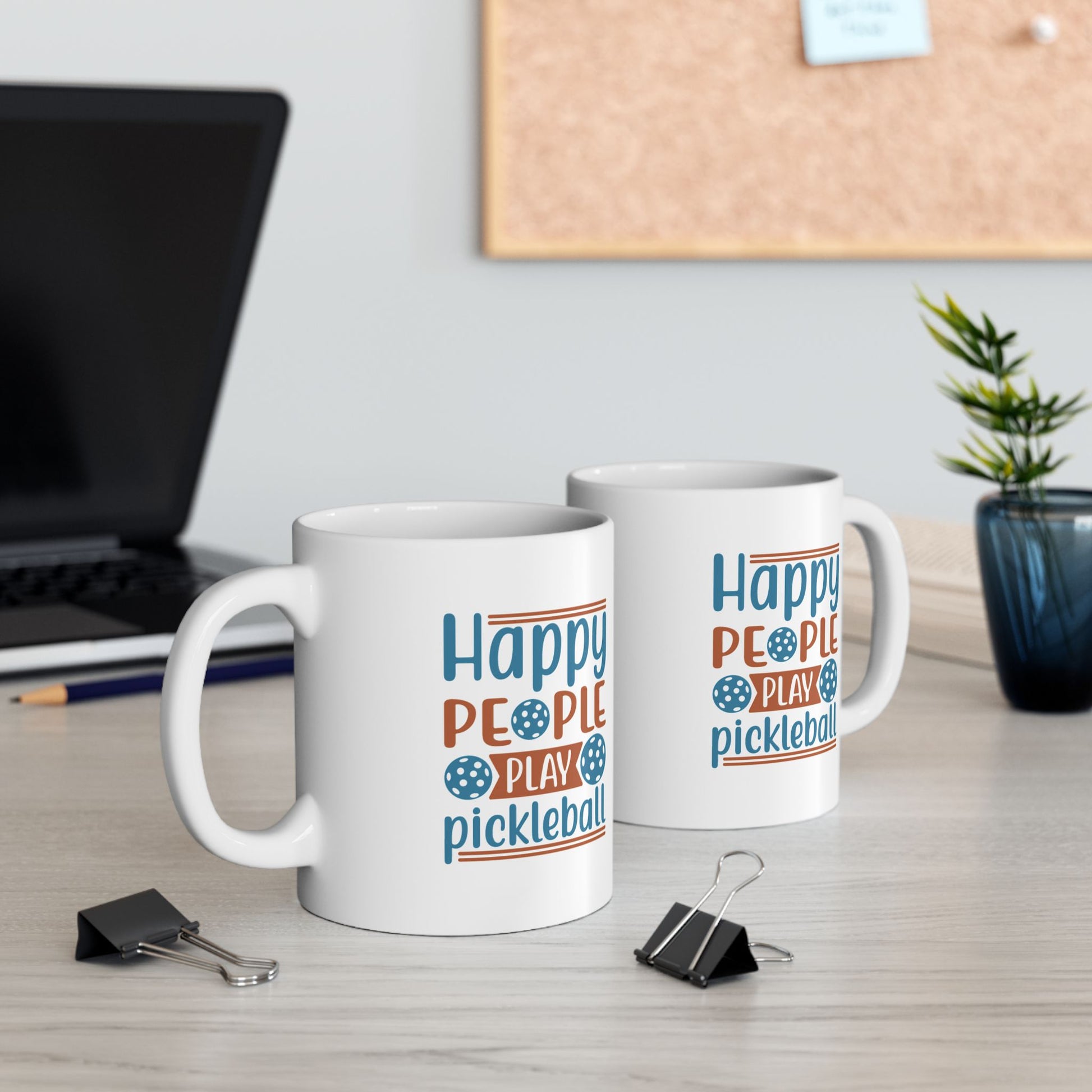 Pickleball Delightful Mug - Happy People Play Pickleball