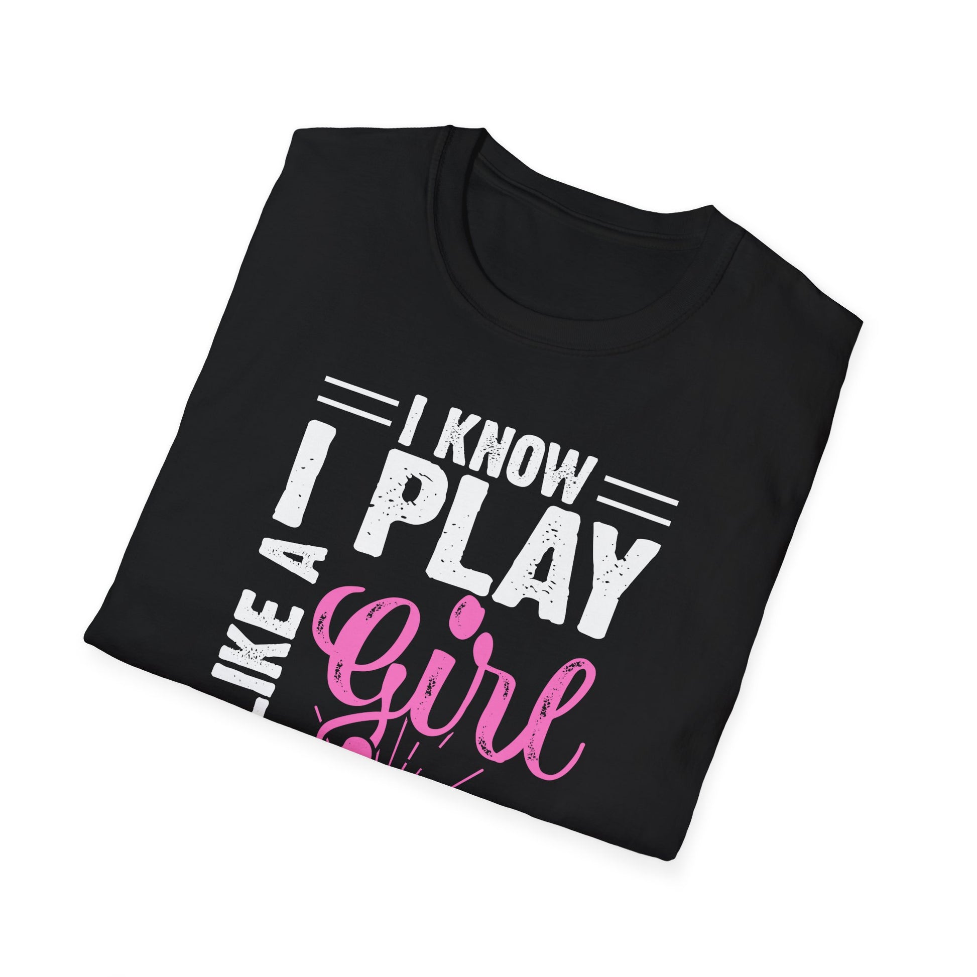 Women's Pickleball T-shirt - I know I play like a girl, try to keep up