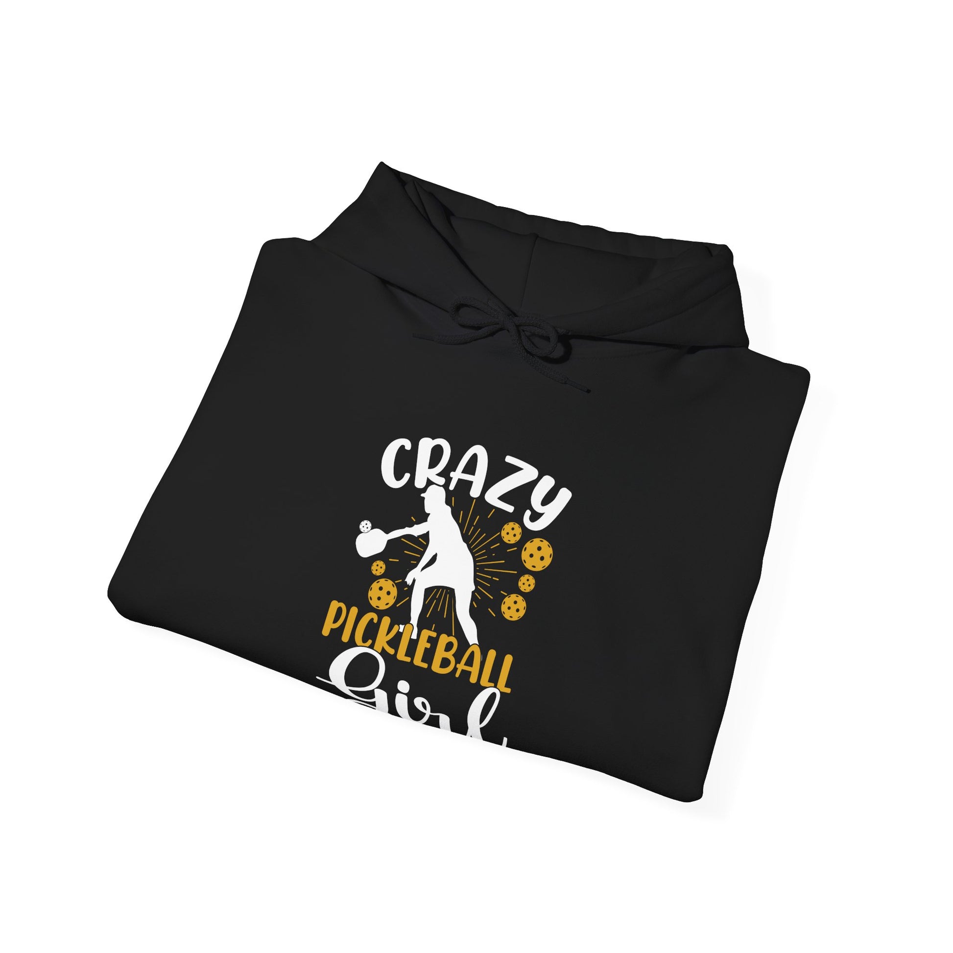 Women's Funny Pickleball Hoodie - Crazy Pickleball Girl