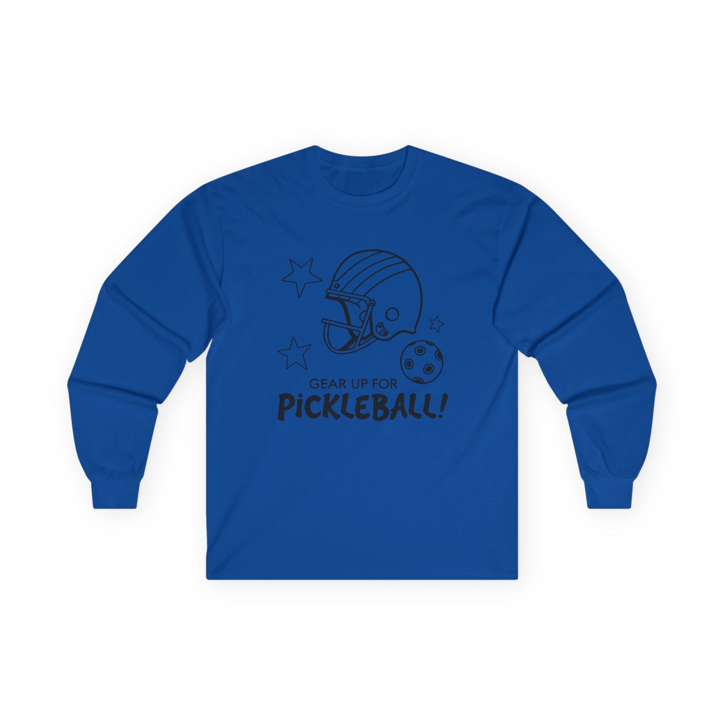 Men's Soft Pickleball Long Sleeves top - Gear Up for Pickleball Royal