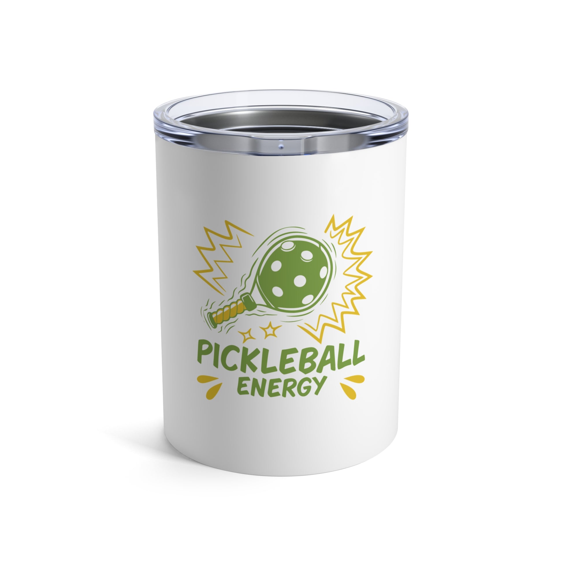 Pickleball Stylish Tumbler - Pickleball Energy White