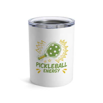 Pickleball Stylish Tumbler - Pickleball Energy White