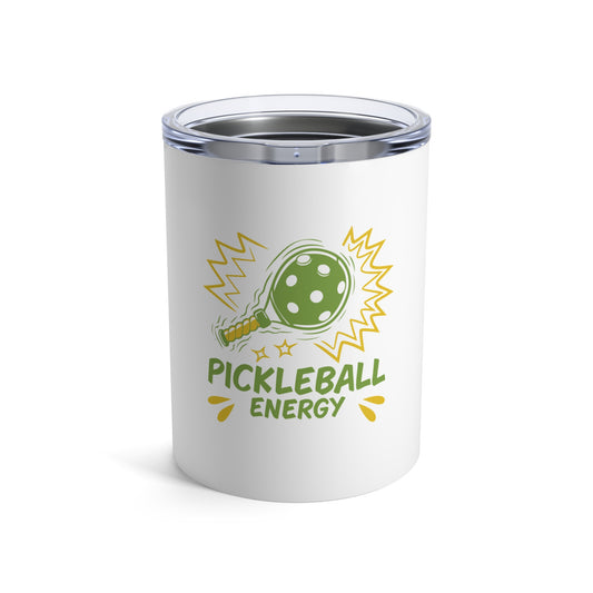 Pickleball Stylish Tumbler - Pickleball Energy White