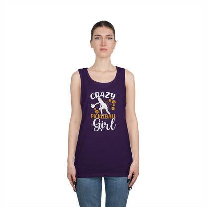 Women's Stylish Pickleball Tank Top - Crazy Pickleball Girl