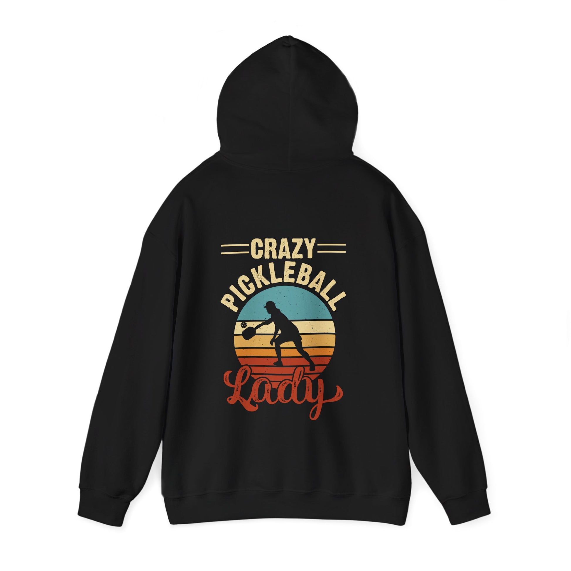 Women's Vibrant Pickleball Hoodie - Crazy Pickleball Lady
