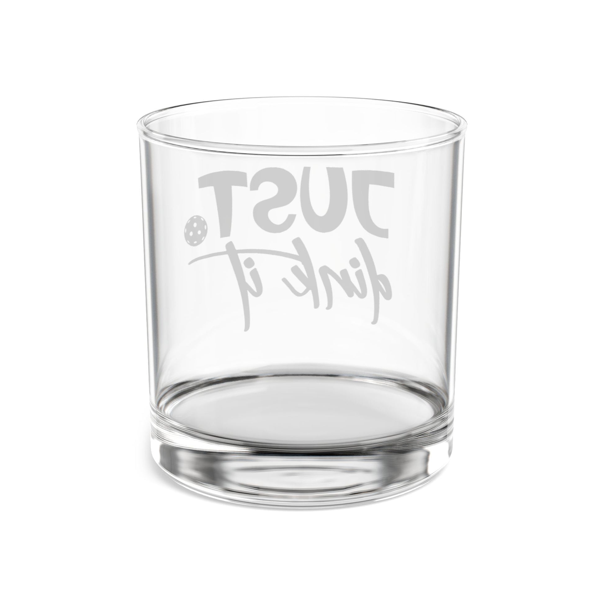Pickleball Funny Rocks Glass - Just Dink It
