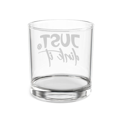 Pickleball Funny Rocks Glass - Just Dink It
