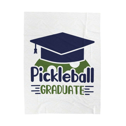Pickleball Handy Blanket - Pickleball Graduate White