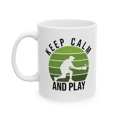 Pickleball Unique Mug - Keep Calm and Play