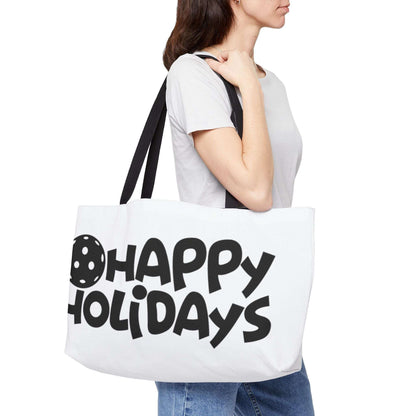 Pickleball Sporty Weekender bag - Happy Holiday