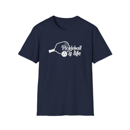 Women's Lightweight Pickleball T-shirt - Pickleball Is Life Navy