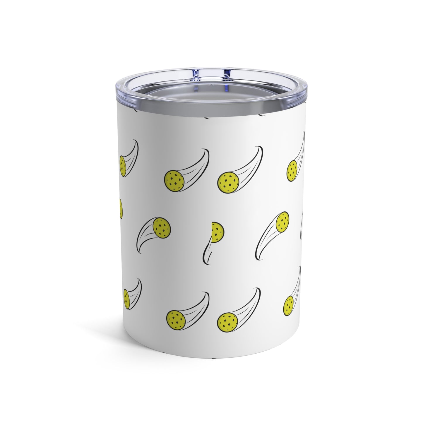 Pickleball Cute Tumbler - Yellow Pickleball Balls
