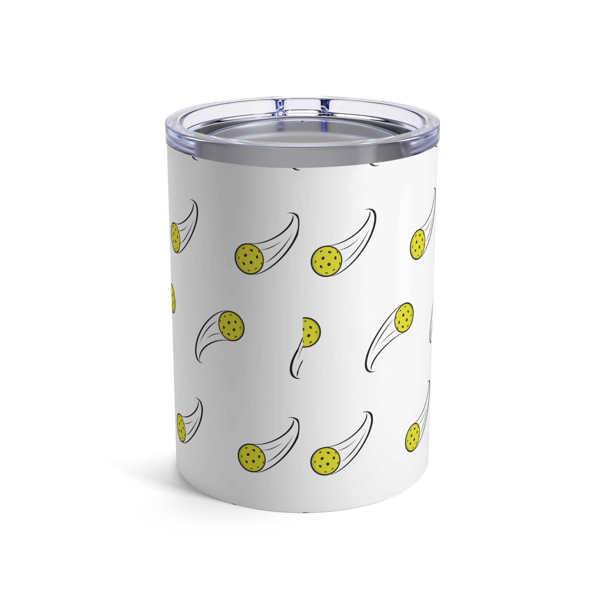 Pickleball Cute Tumbler - Yellow Pickleball Balls