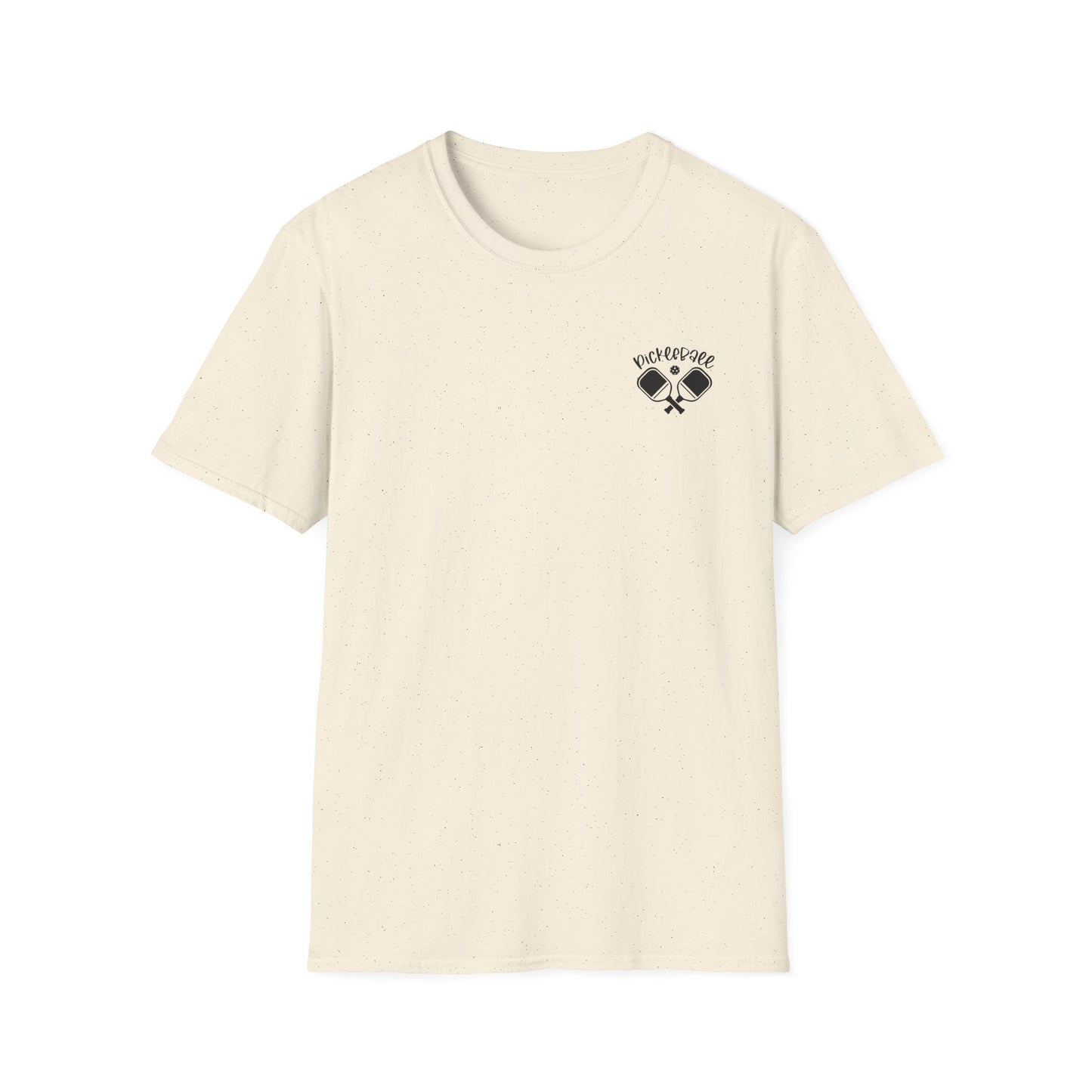 Women's Soft Pickleball T-shirt - It's a Good Day to Play Pickleball Beige