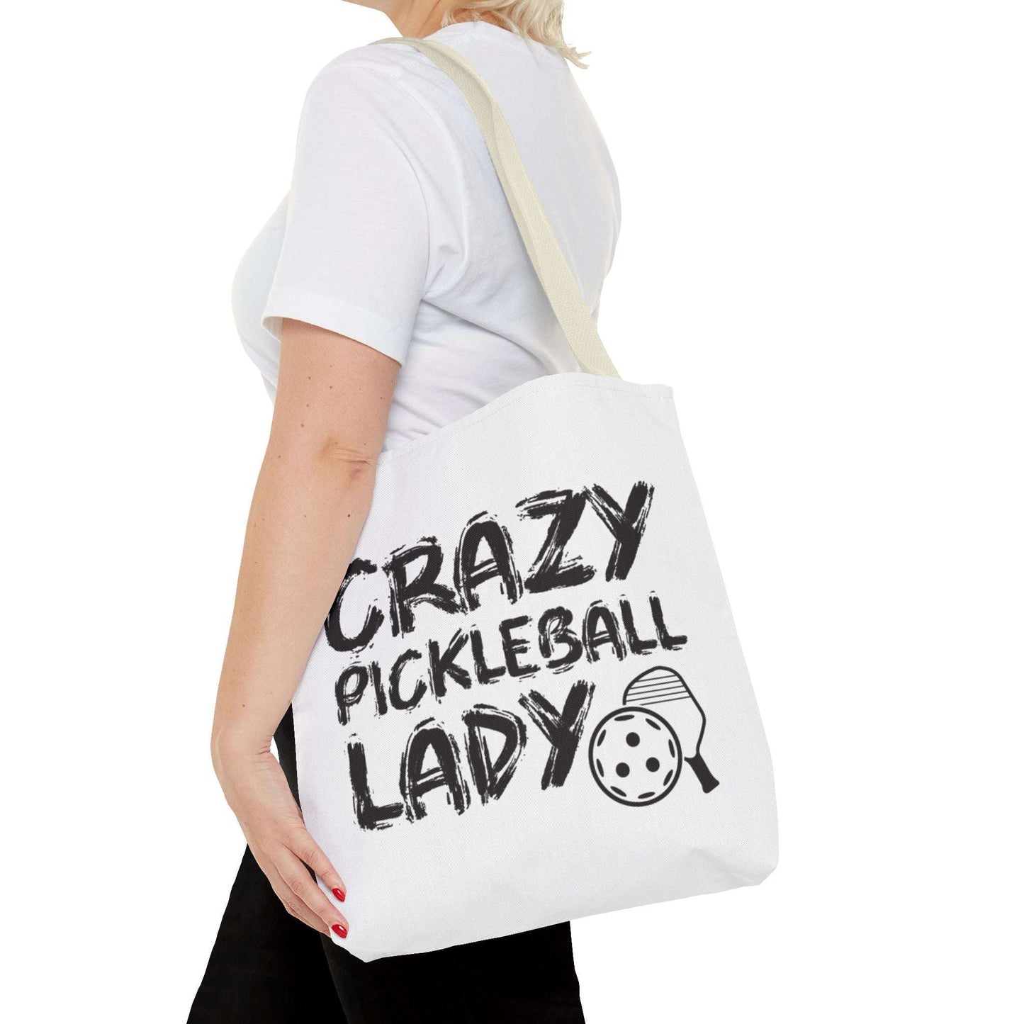 Pickleball Hilarious Tote Bag - Crazy Pickleball Lady