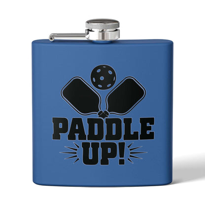 Pickleball Stylish Flask - Paddle Up Royal