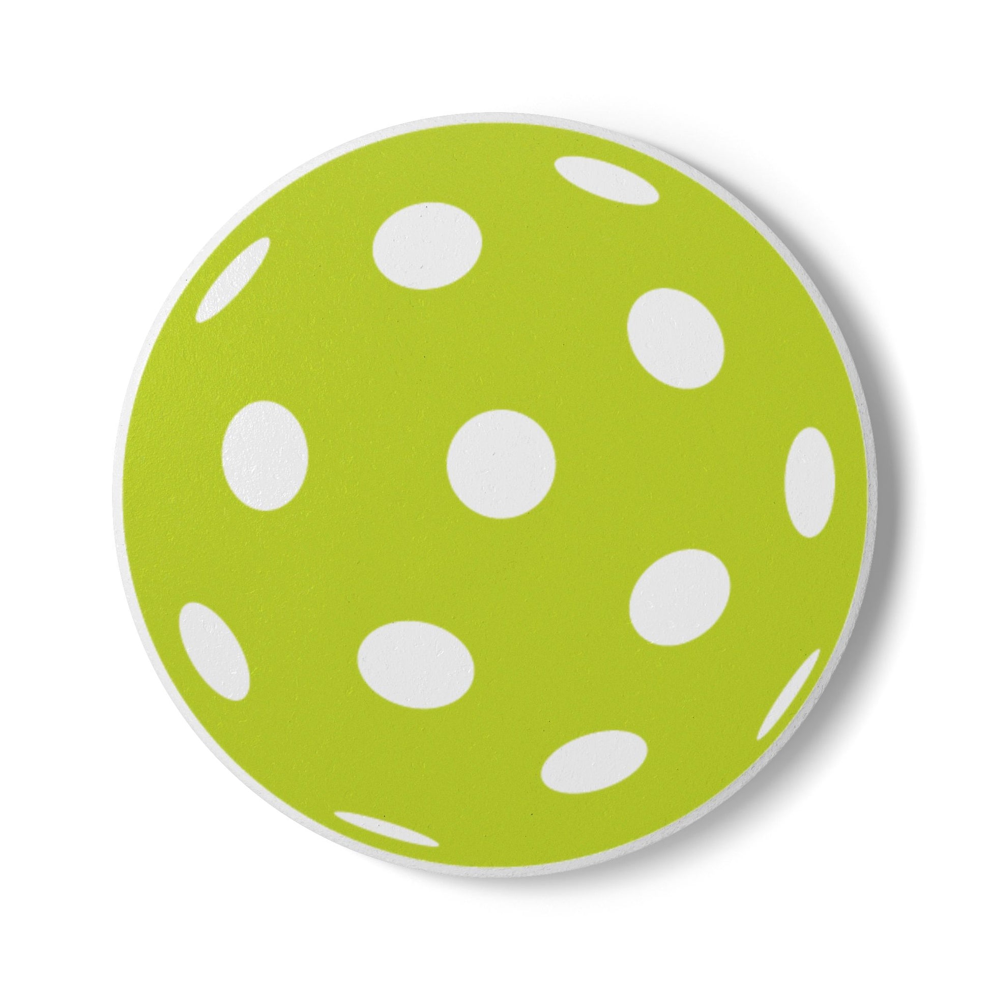 Funny Pickleball Ceramic Coaster - Ball One size