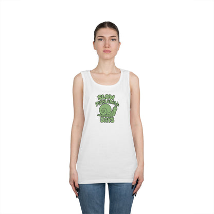 Women's Cute Pickleball Tank Top - Slow Pickleball Days