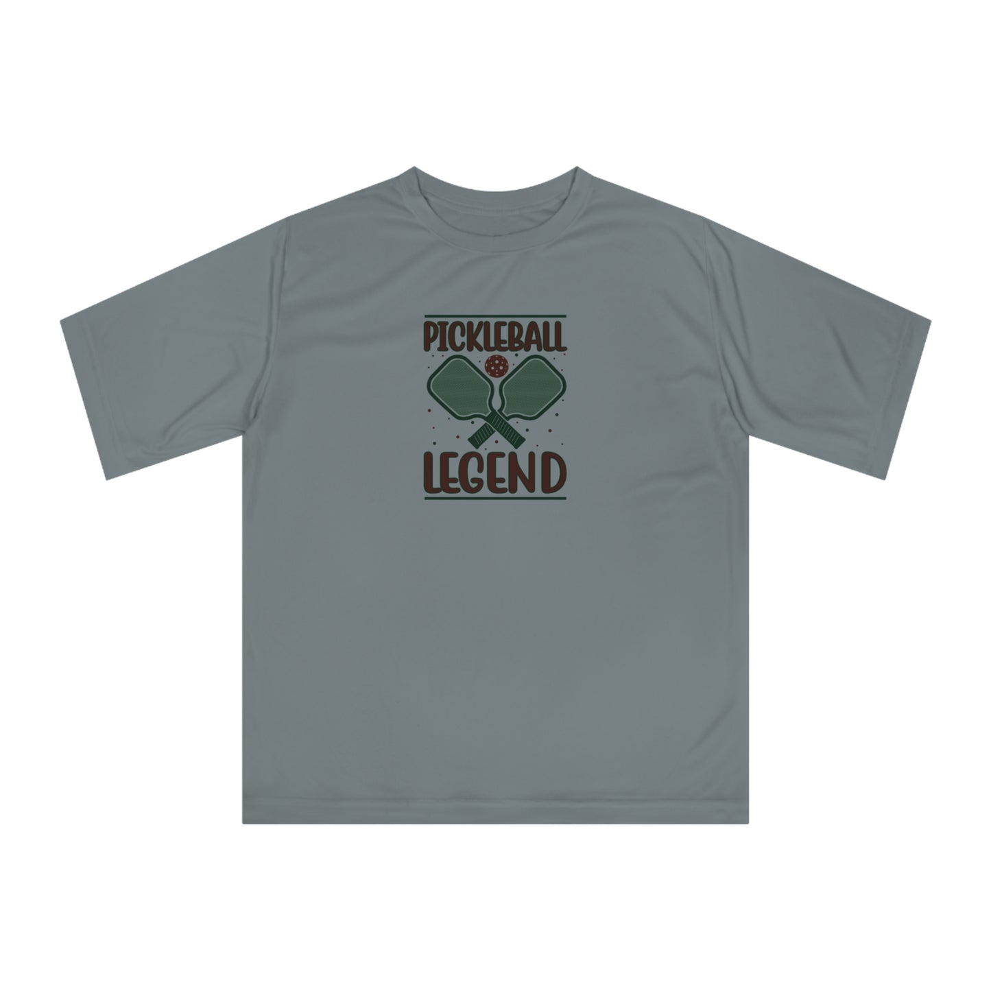 Men's Sporty Pickleball T-shirt - Pickleball Legend Gray