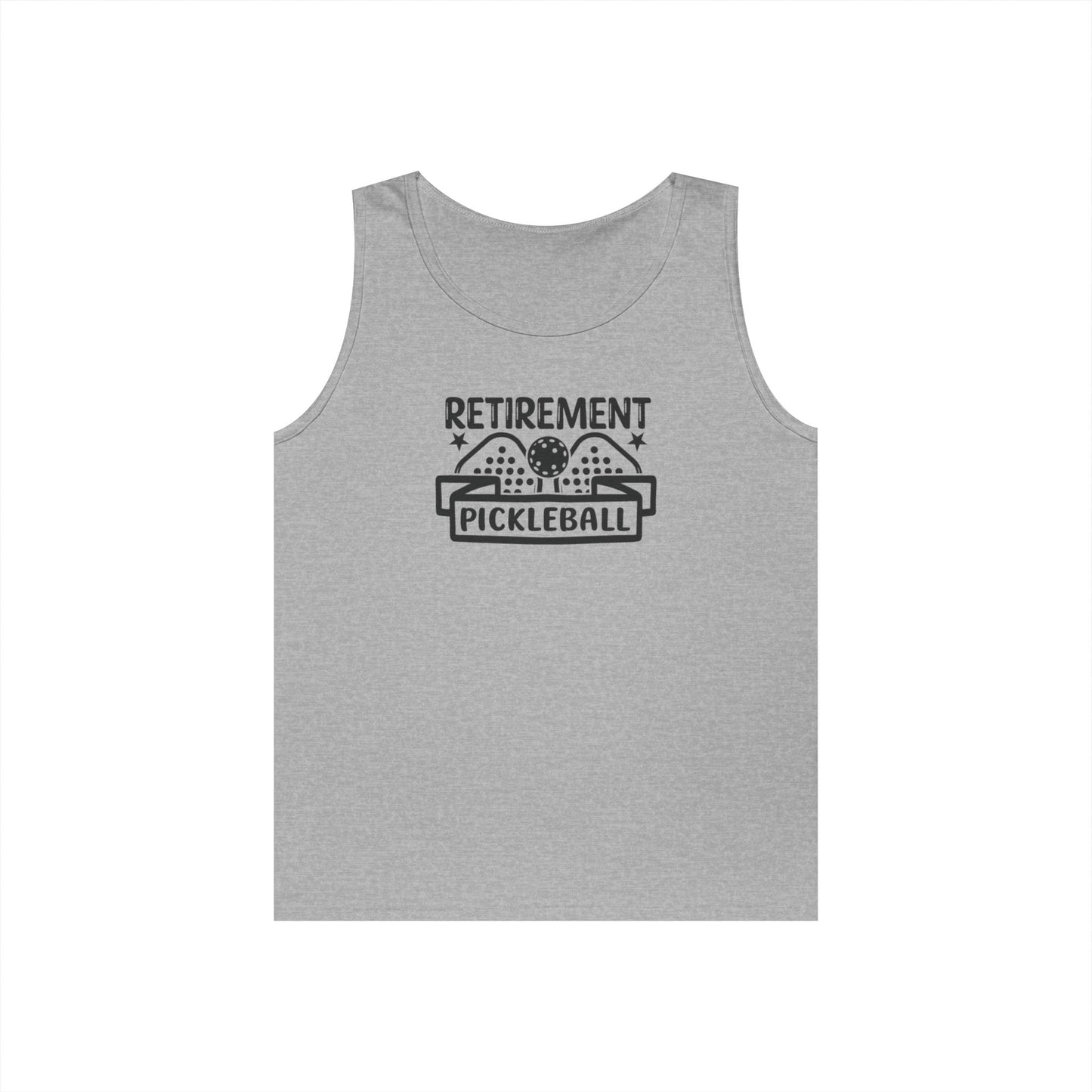 Men's Funny Pickleball Tank Top - Retirement Pickleball Gray