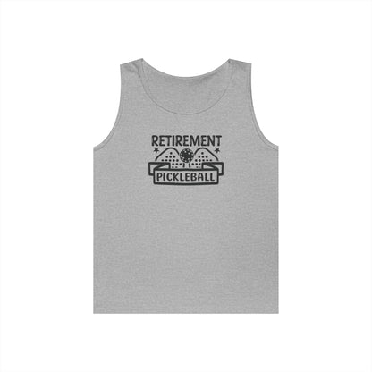 Men's Funny Pickleball Tank Top - Retirement Pickleball Gray