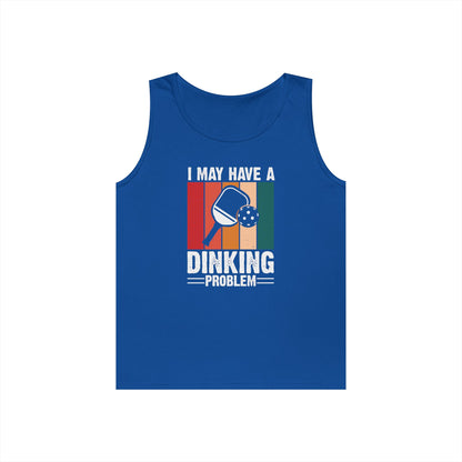 Men's Eye-Catching Pickleball Tank Top - I May Have a Dinking Problem Royal