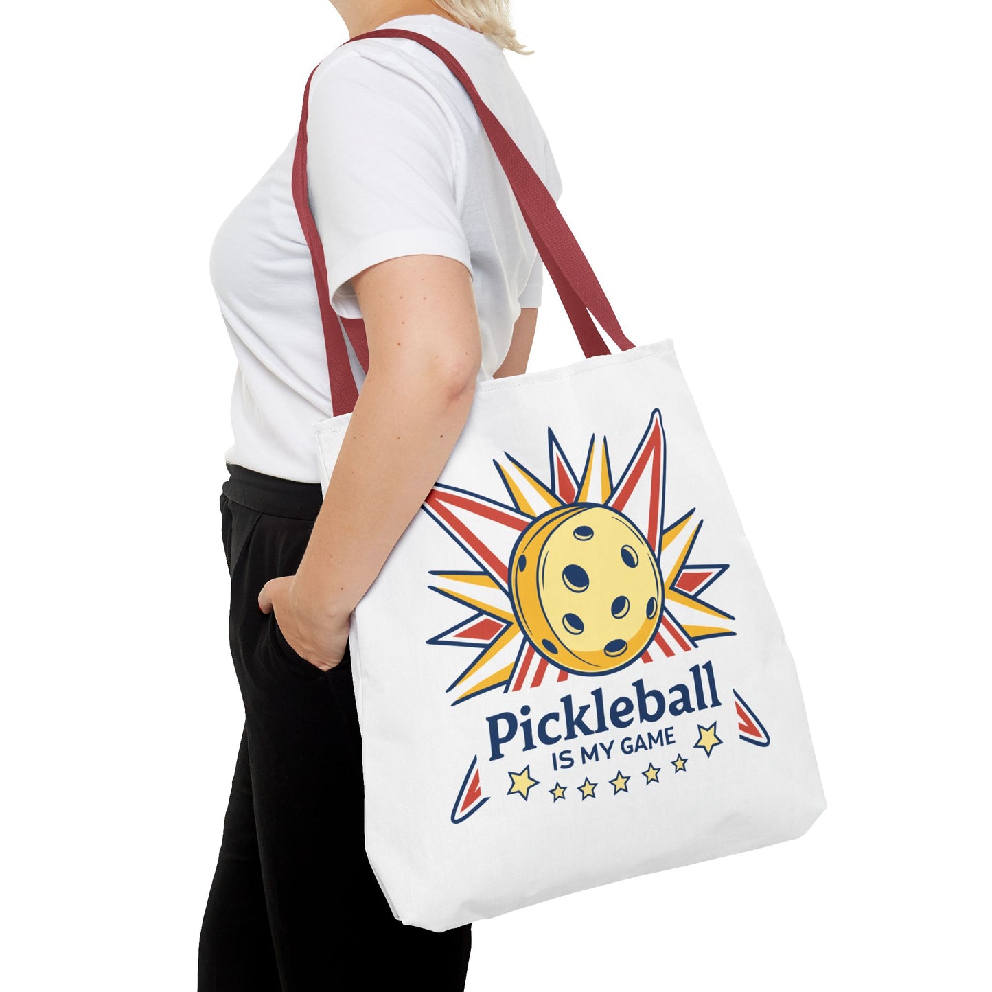 Pickleball Colorful Tote Bag - Pickleball is My Game