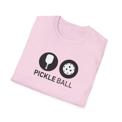 Women's Fun Pickleball T-shirt - Pickle and Ball