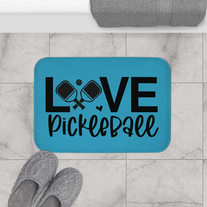 Pickleball Vibrant Bath mat - Love Pickleball
