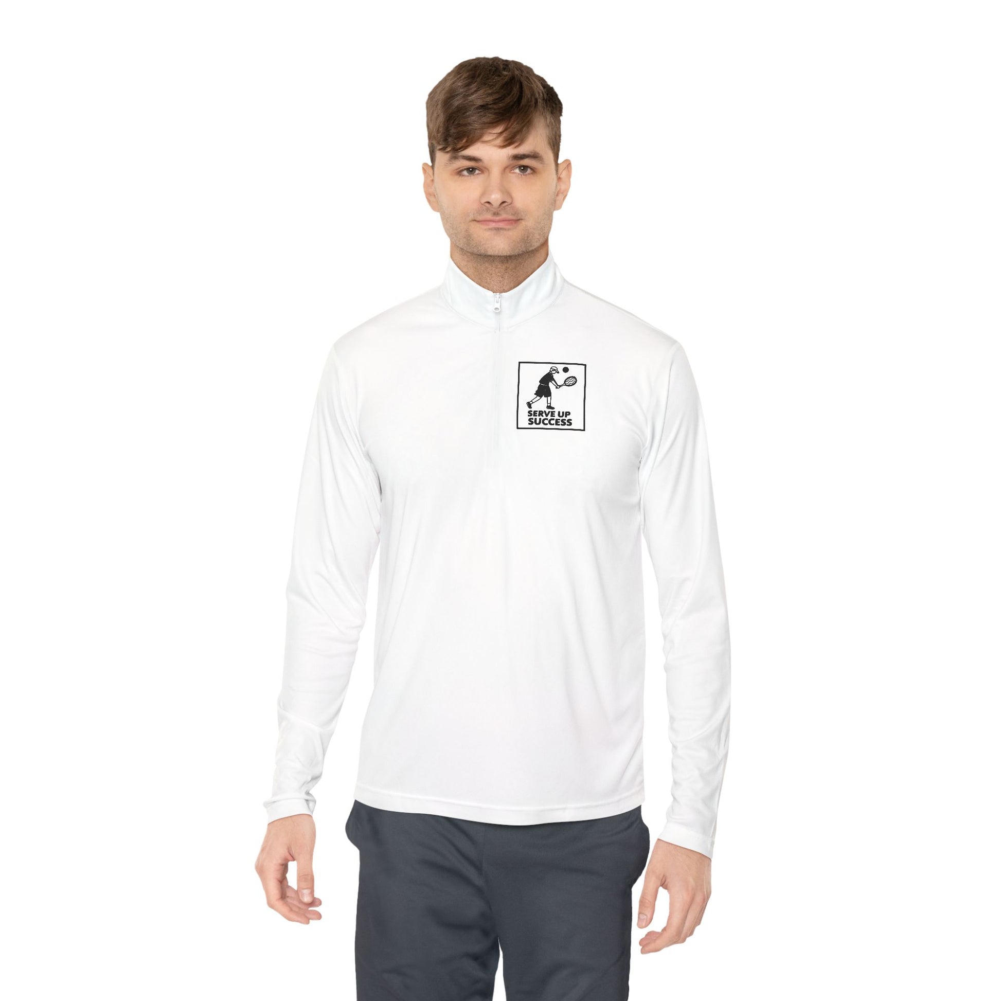Men's Durable Pickleball Pullover - Serve Up Success