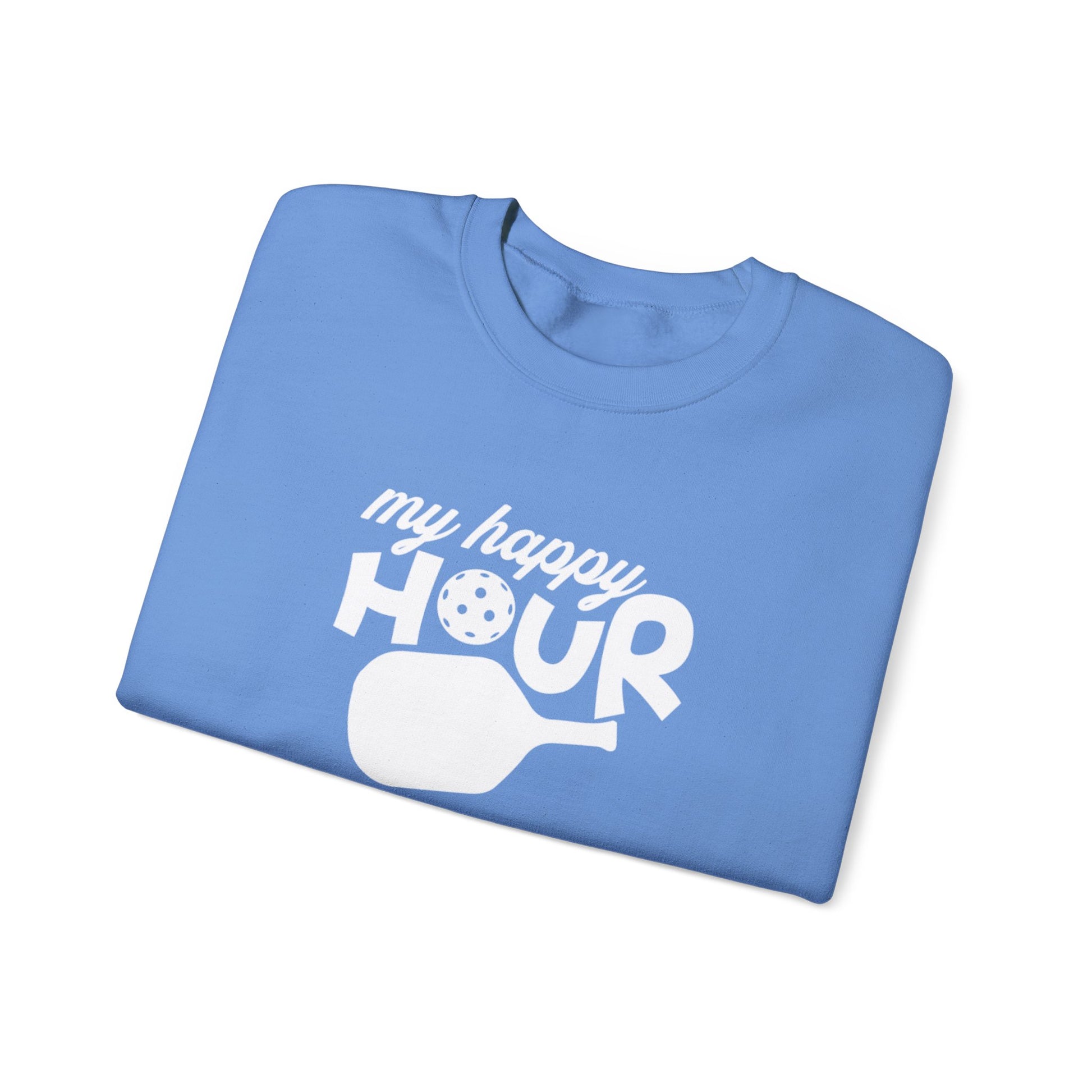 Women's Lightweight Pickleball Sweatshirt - My Happy Hour