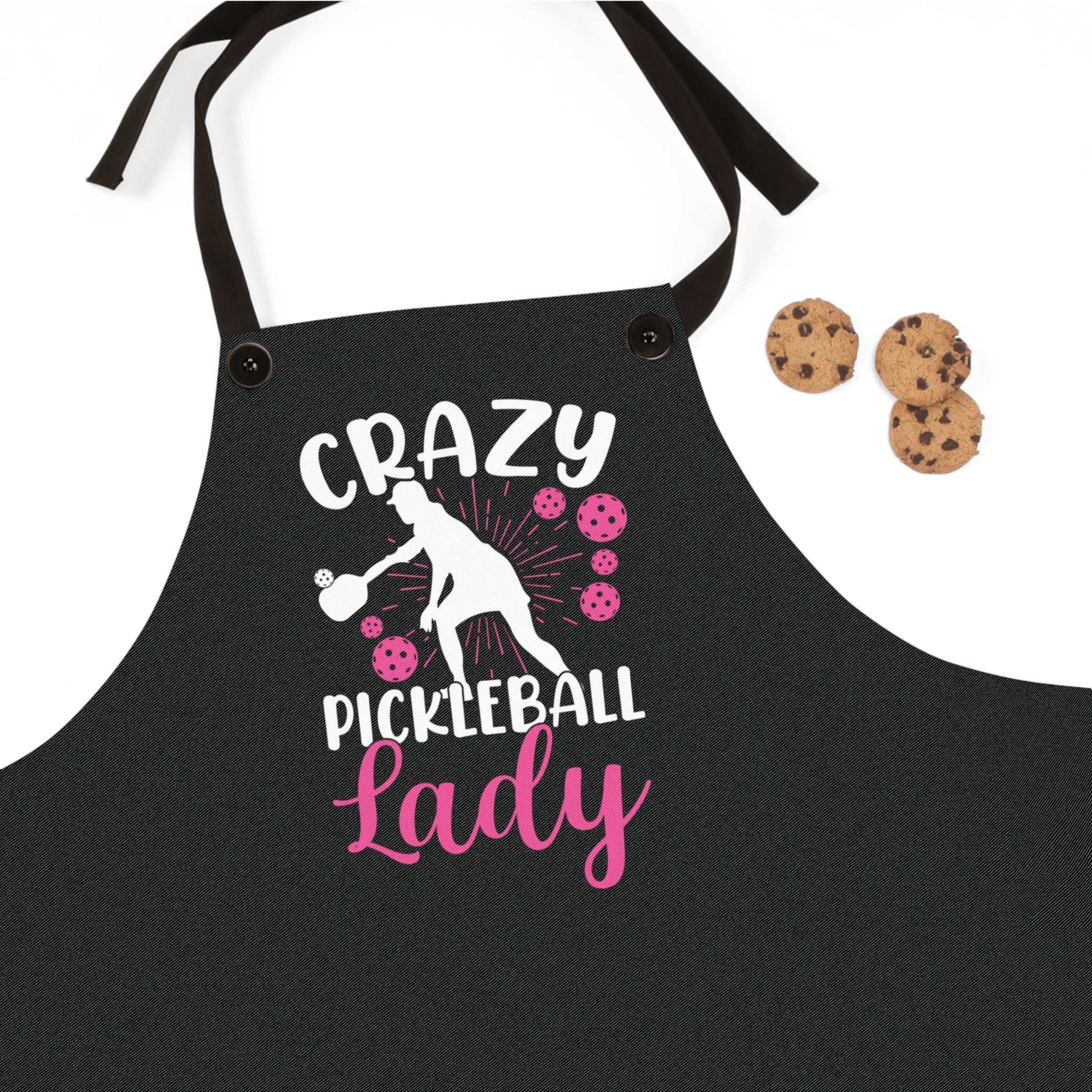 Pickleball Playful Apron - Crazy Pickleball Lady