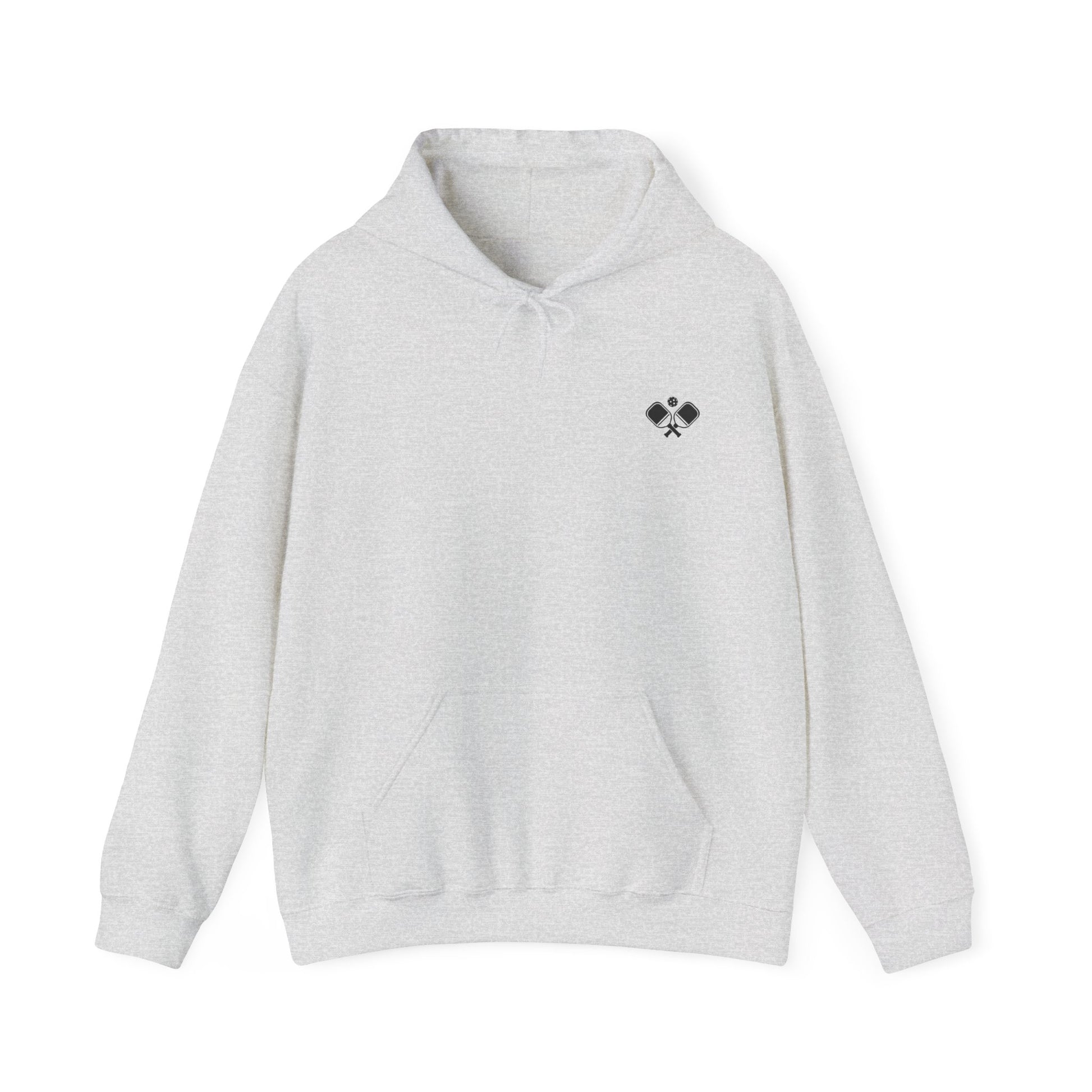 Men's Soft Pickleball Hoodie - Life is Good Pickleball Make It Better Grey