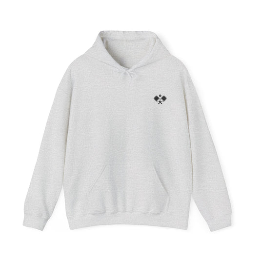 Men's Soft Pickleball Hoodie - Life is Good Pickleball Make It Better Grey