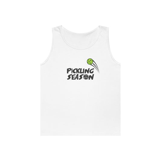 Women's Funny Pickleball Tank Top - Pickling Season White