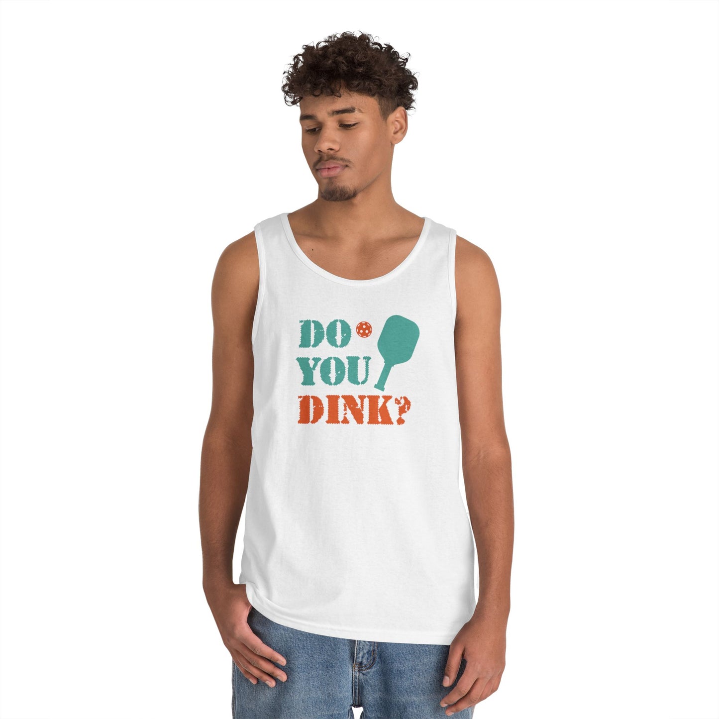 Men's Durable Pickleball Tank Top - Do You Dink?
