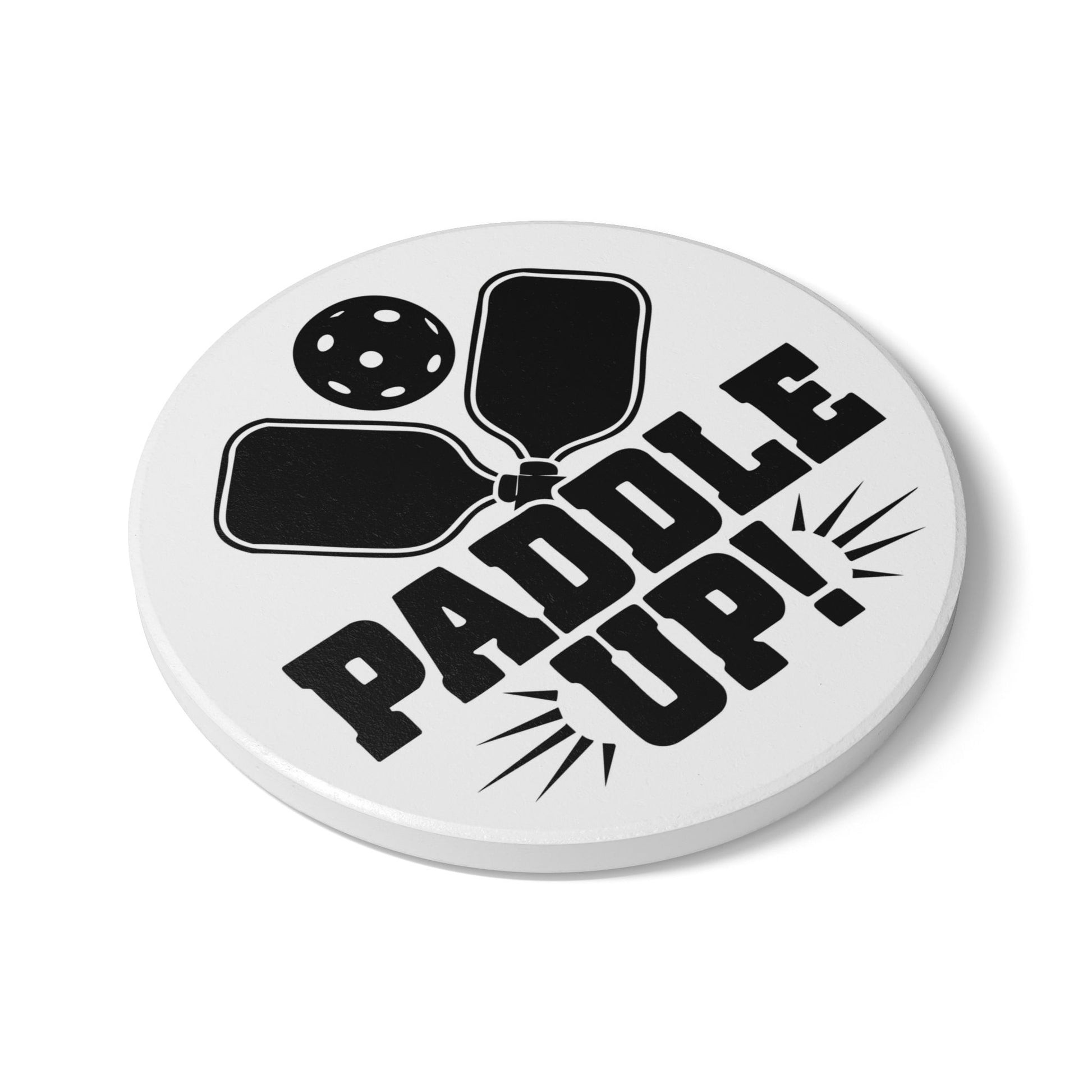 Pickleball Practical Ceramic Coaster - Paddle Up
