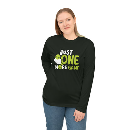 Women's Cute Pickleball Long Sleeves top - Just One More Game