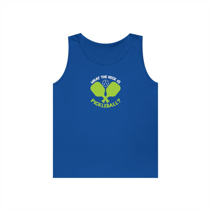 Women's Funny Pickleball Tank Top - What the Heck Is Pickleball? Royal