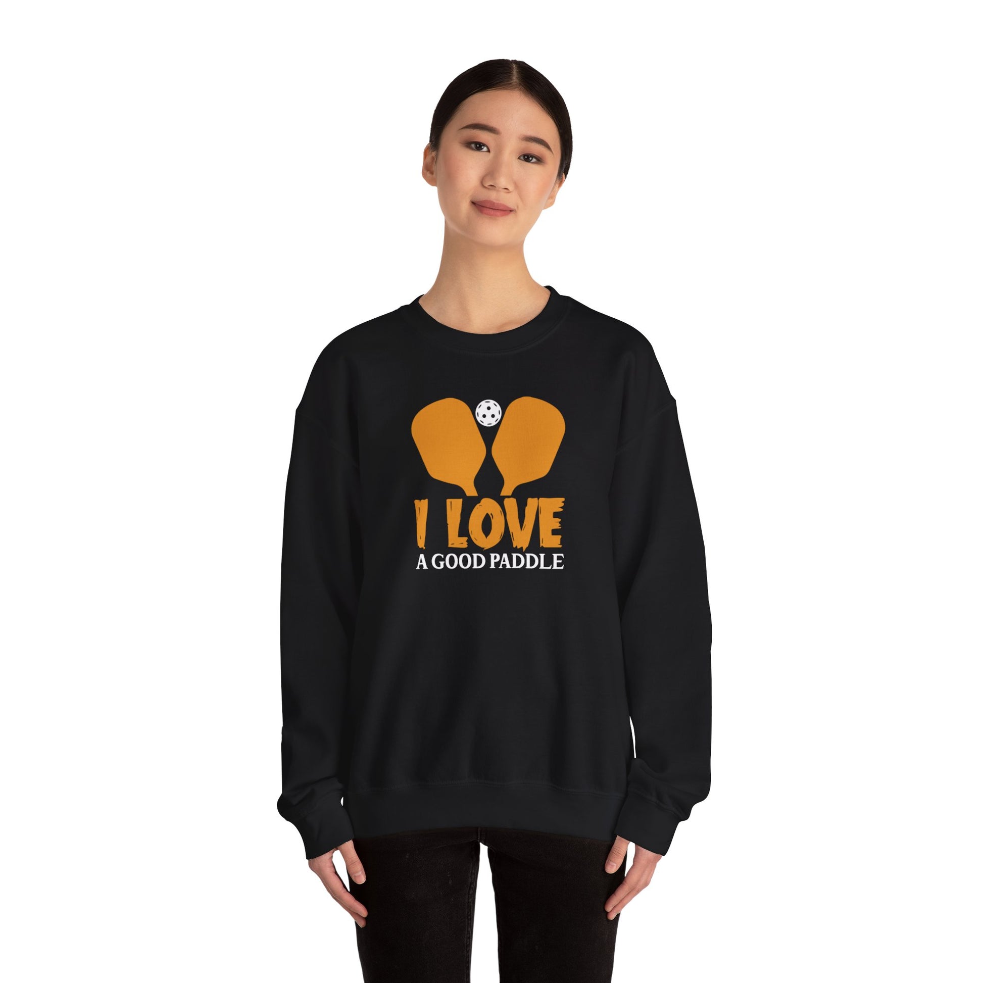 Women's Soft Pickleball Sweatshirt - I Love a Good Paddle
