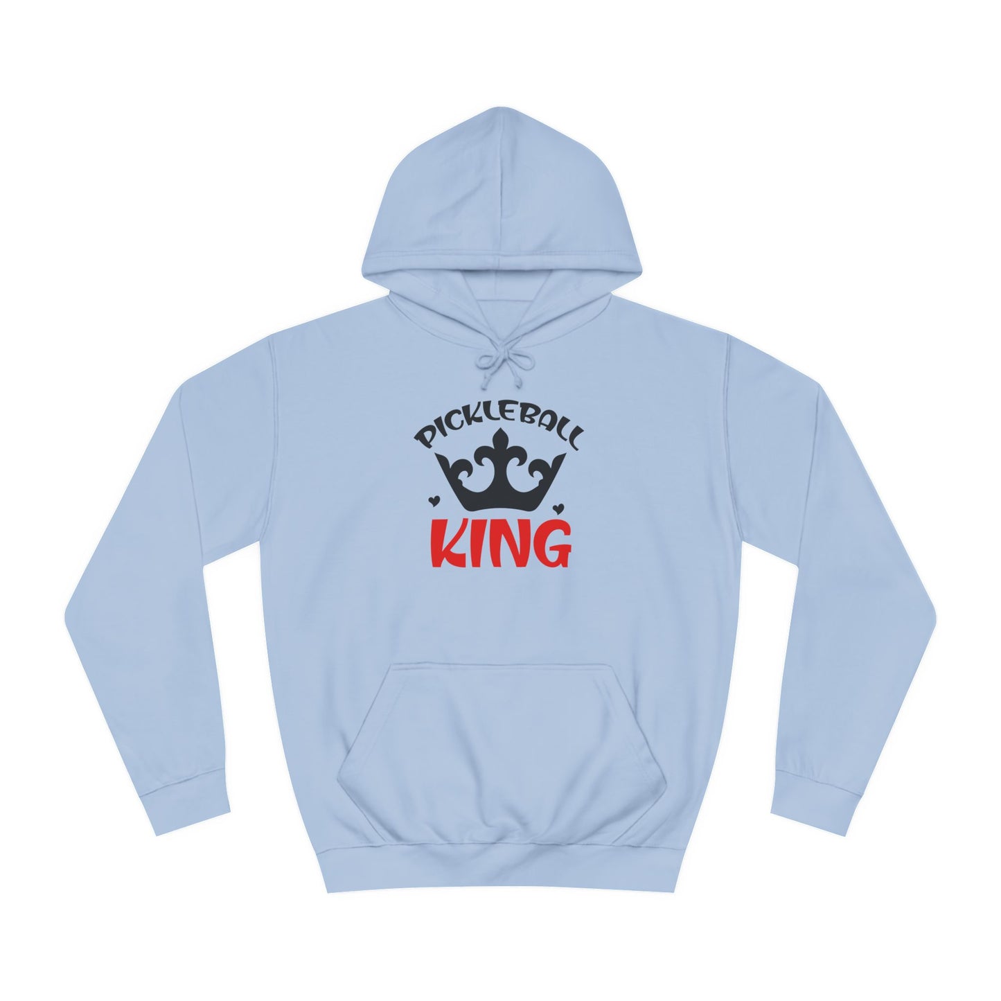 Men's Funny Pickleball Hoodie - Pickleball King Blue