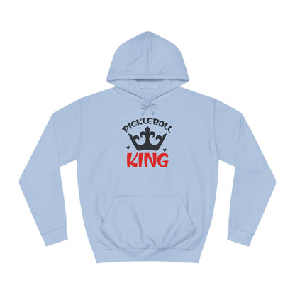 Men's Funny Pickleball Hoodie - Pickleball King Blue