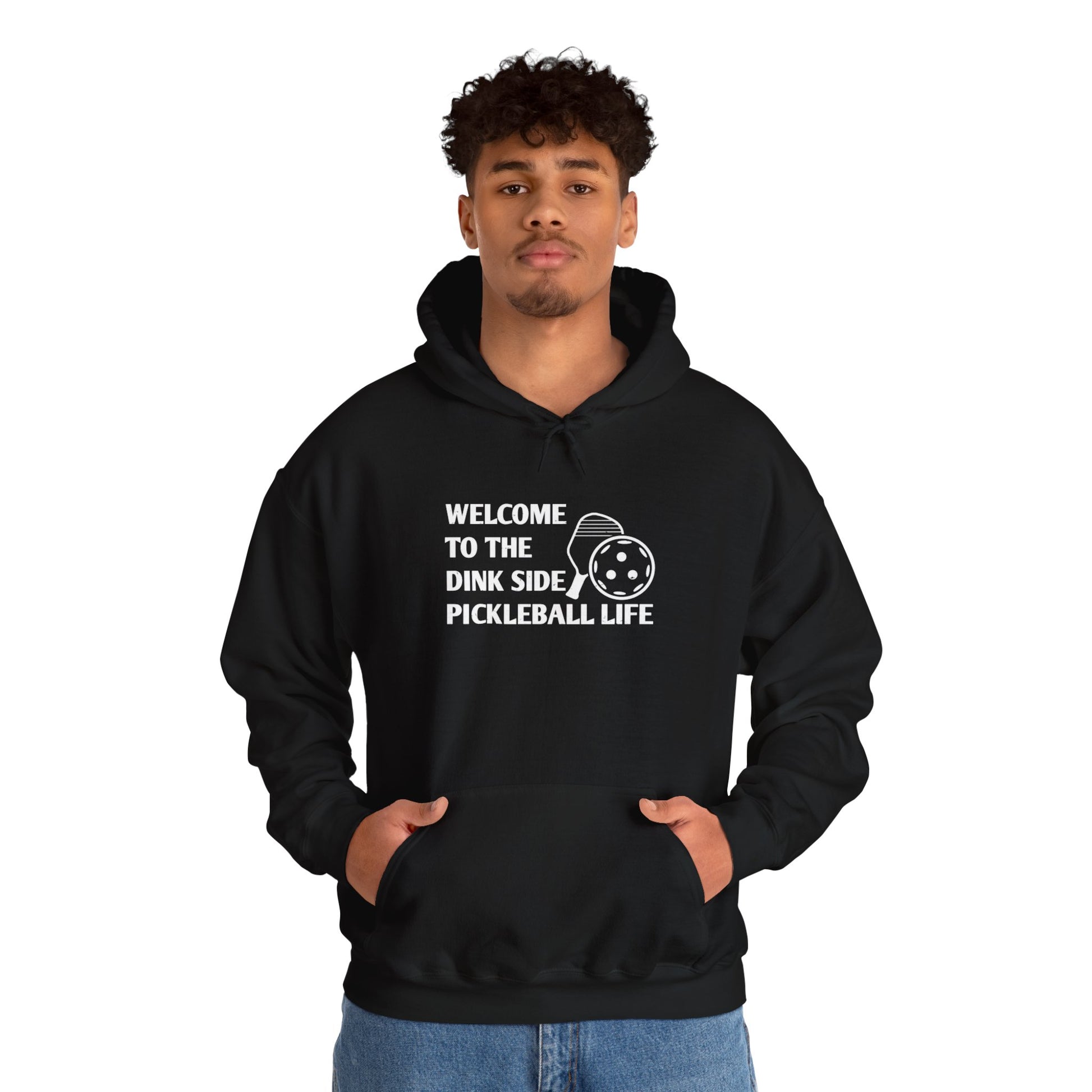 Men's Pickleball Hoodie - Welcome to the Dink Side Pickleball Life