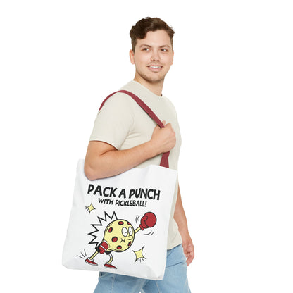 Pickleball Stylish Tote Bag - Pack a Punch with Pickleball