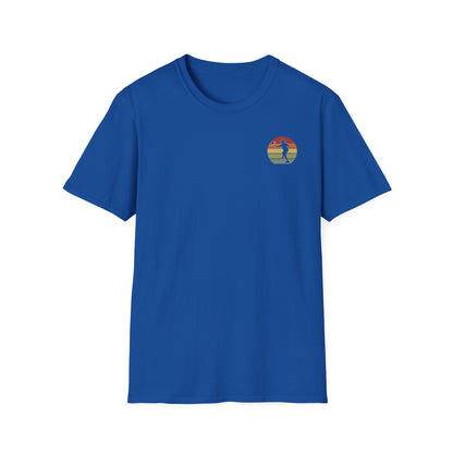 Men's Funny Pickleball T-Shirt - Just One More Game I Promise Retro Royal