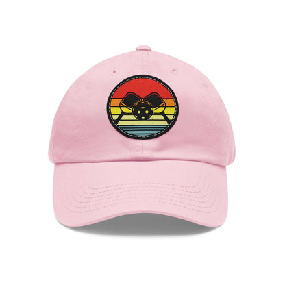 Pickleball Unique Cap - Paddles Rainbow Pink
