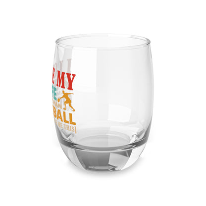 Pickleball Whiskey Glass - I Love My Wife More Than Pickleball