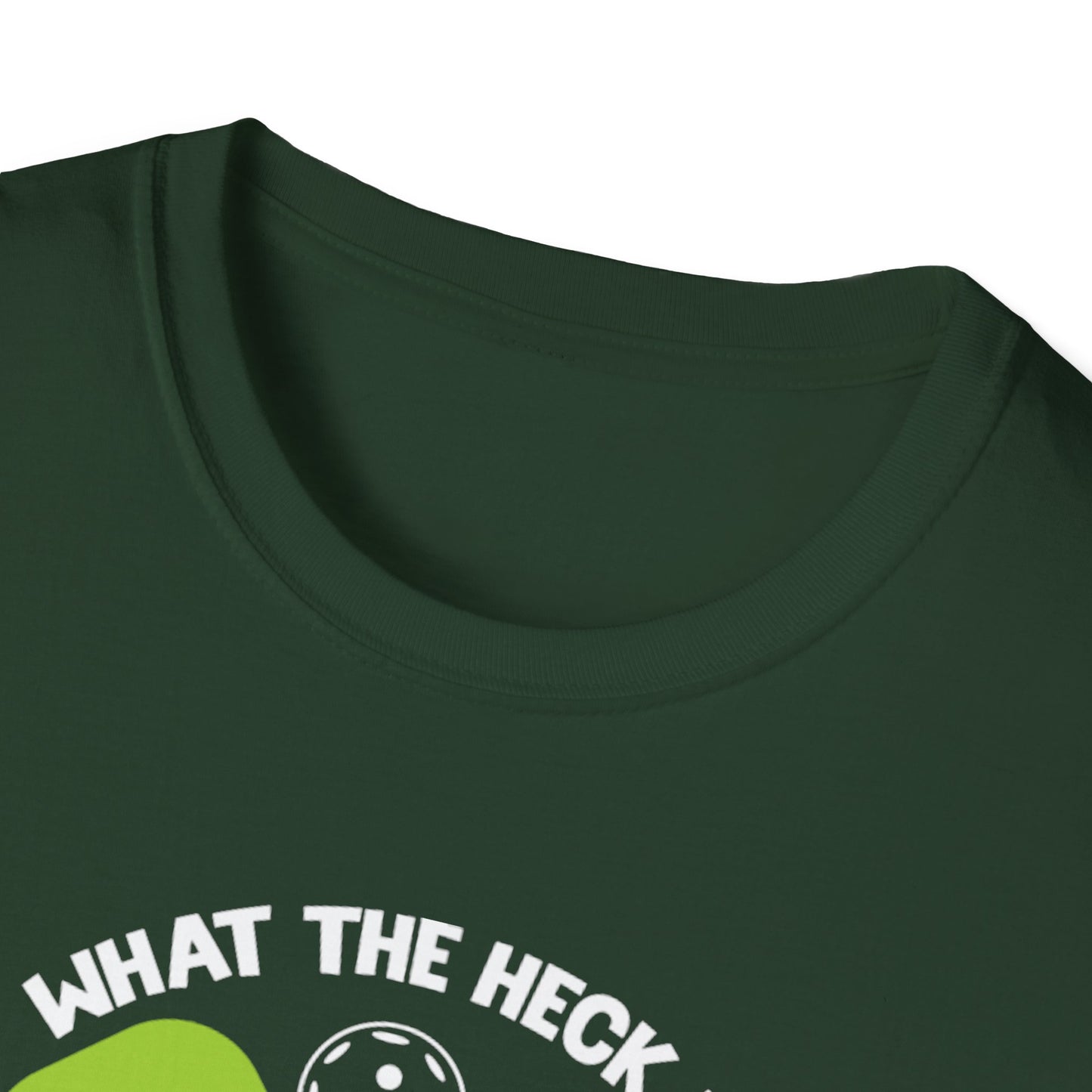 Women's Funny Pickleball T-shirt - What the Heck Is Pickleball?